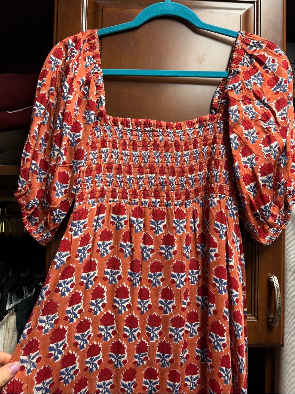 Emerson Fry India Collection Santiago 3 Maxi Dress - Carmen Flowers NWT - Picture 8 of 10